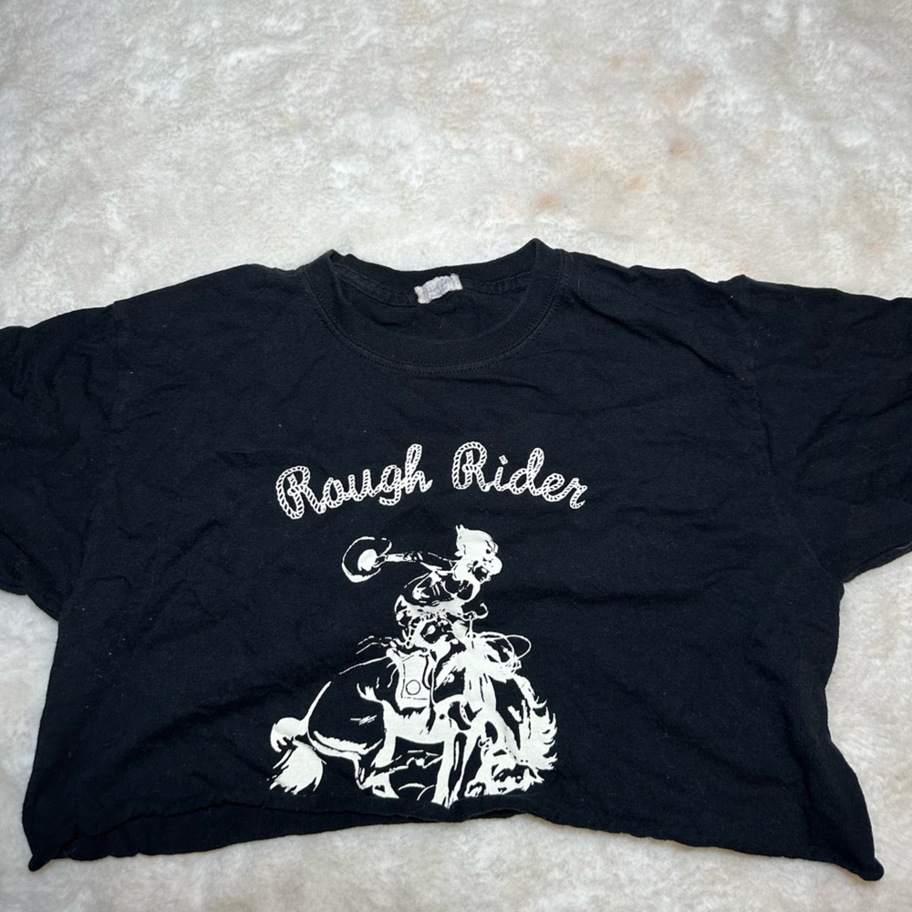 Brandy Melville Cowboy Cropped Tee